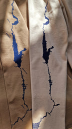 Лонгслів принт по рукаву «Річка Дніпро» жіночий з куліру Some Urban Monk