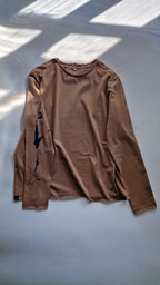 Лонгслів принт по рукаву «Річка Дніпро» чоловічий з куліру Some Urban Monk