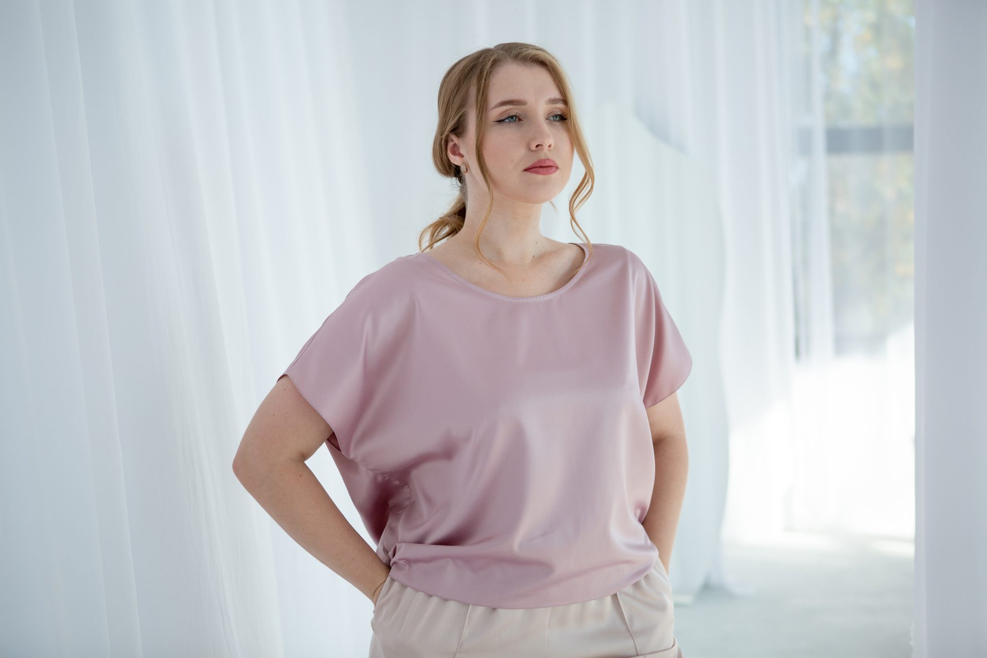 Шовковий топ Luiza від FAYNA