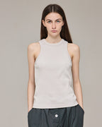 Жіночий топ молочного кольору в рубчик від ANMIREPOSE