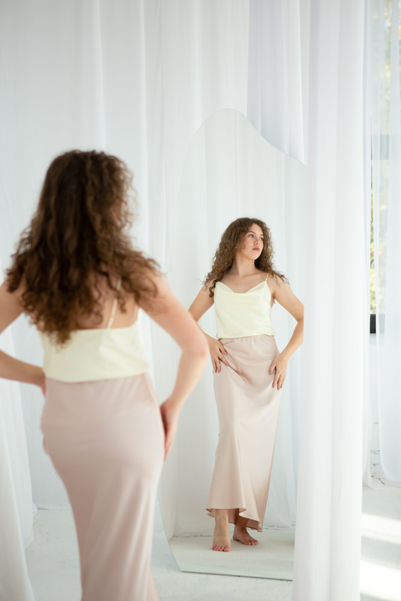 Шовковий топ Iren від FAYNA