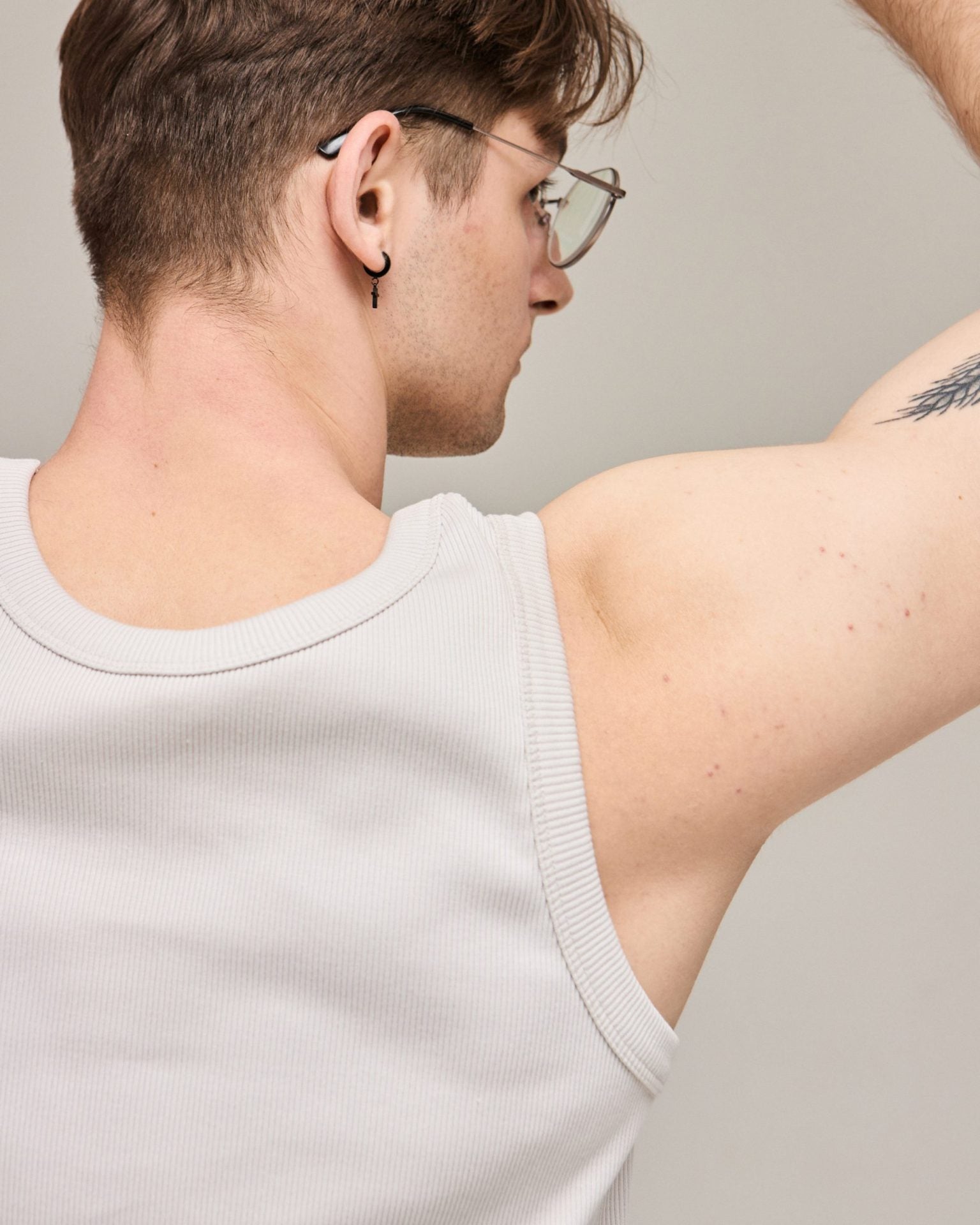 Майка чоловіча в рубчик від ANMIREPOSE