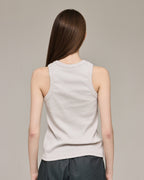 Жіночий топ молочного кольору в рубчик від ANMIREPOSE