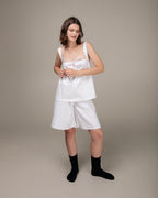 Майка на бретелях троянда від ANMIREPOSE