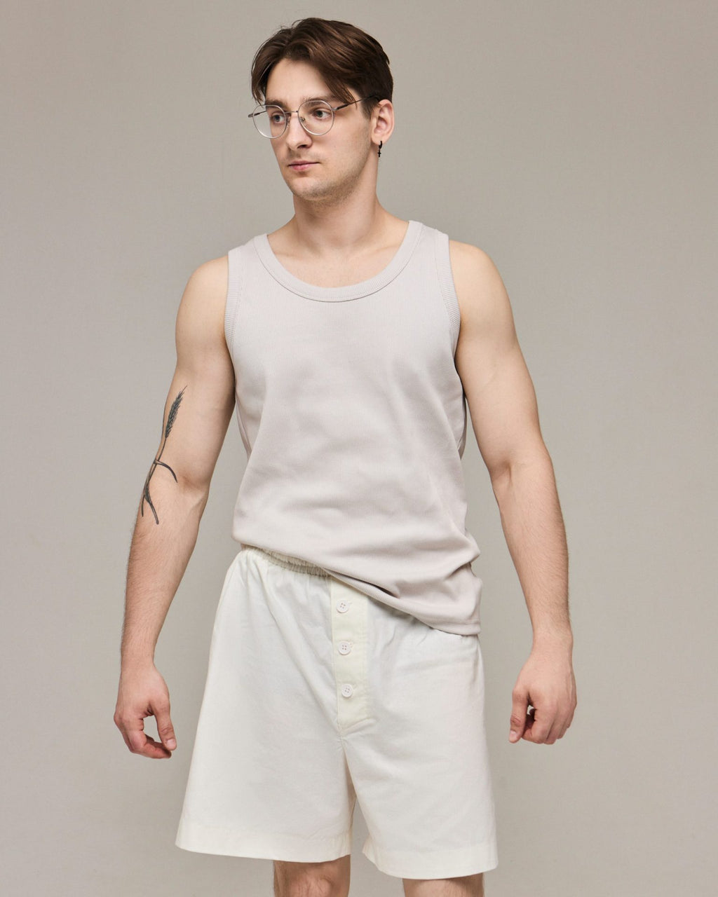 Майка чоловіча в рубчик від ANMIREPOSE