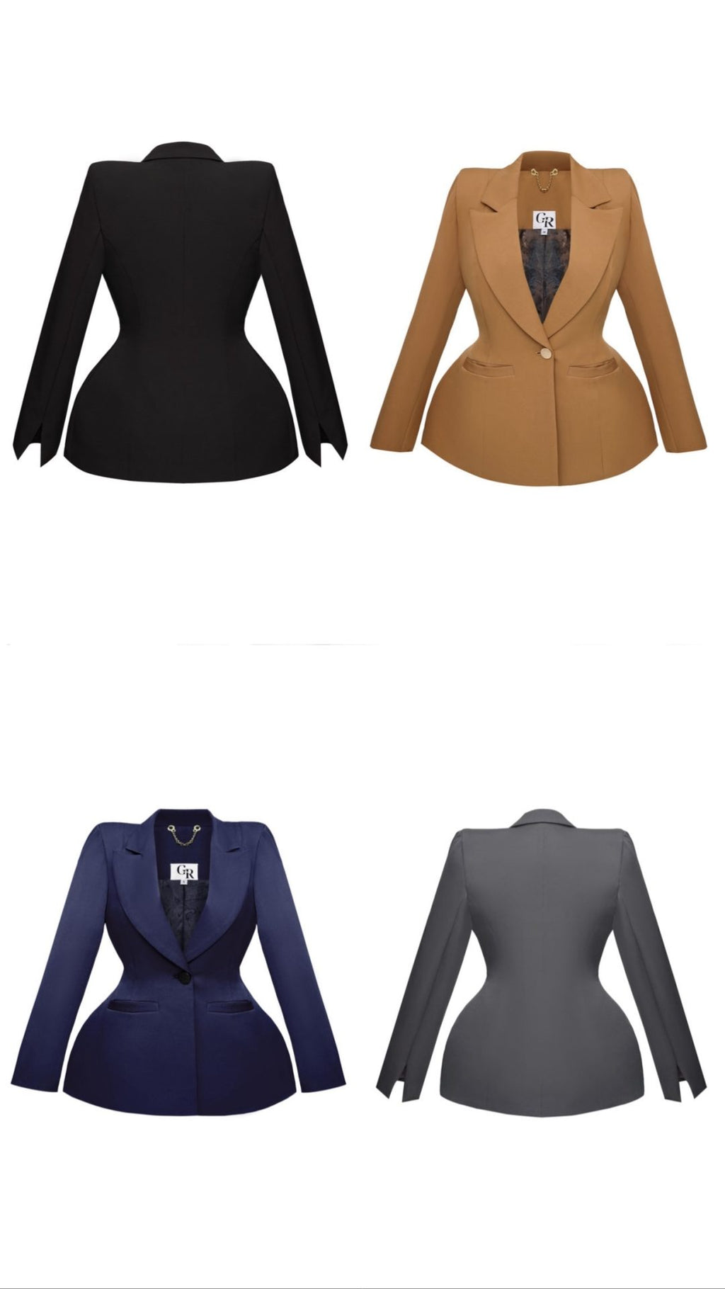 Klasická bunda GoldenRatio, škoricová