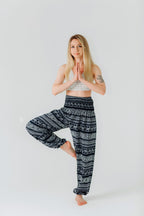 Штани з широкою резинкою "Elephant Midnight" колір темно-синій RAO