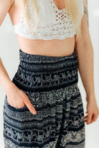 Штани з широкою резинкою "Elephant Midnight" колір темно-синій RAO