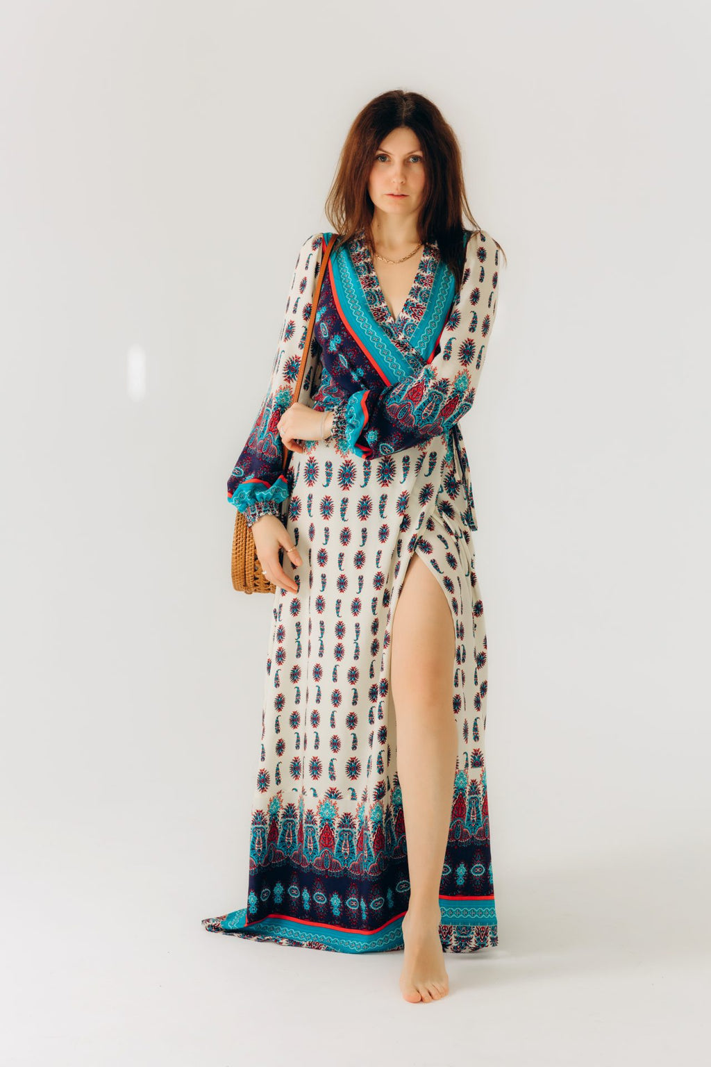 Довга сукня на запах "Light breeze" RAO