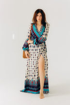 Довга сукня на запах "Light breeze" RAO