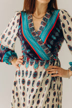 Довга сукня на запах "Light breeze" RAO