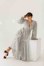 Довга сукня з рукавом "Ivory dreams" RAO