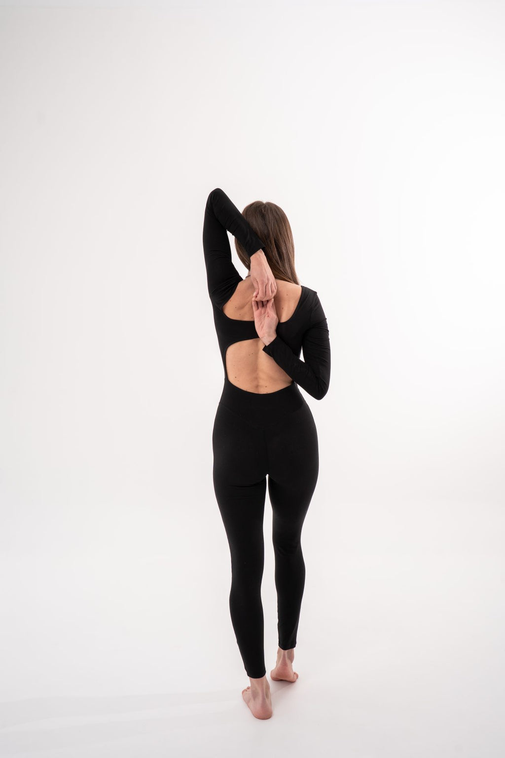 Комбінезон для йоги з відкритою спиною та довгим рукавом Devi RAO WEAR