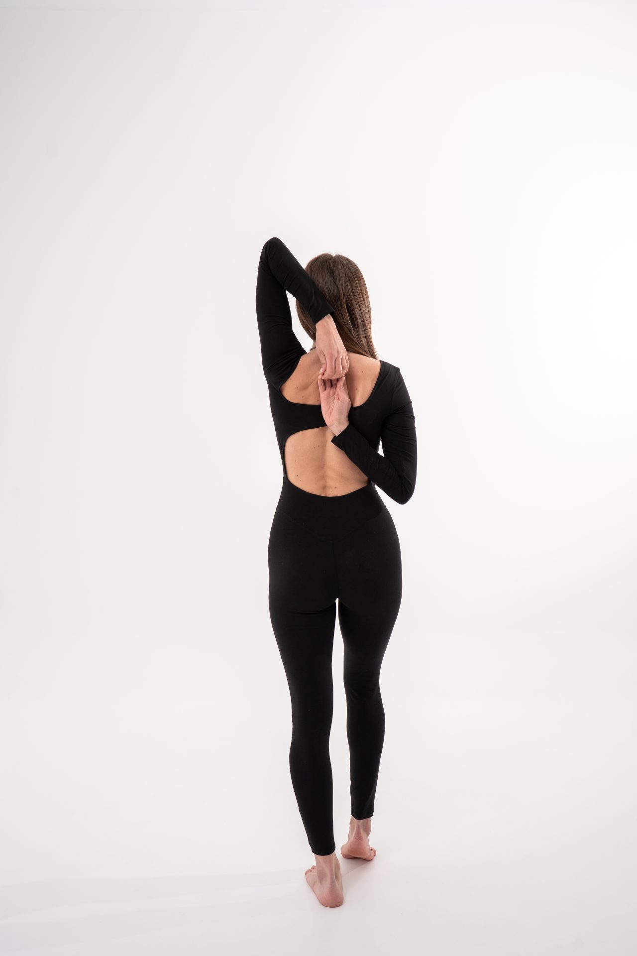 Комбінезон для йоги з відкритою спиною та довгим рукавом Devi RAO WEAR