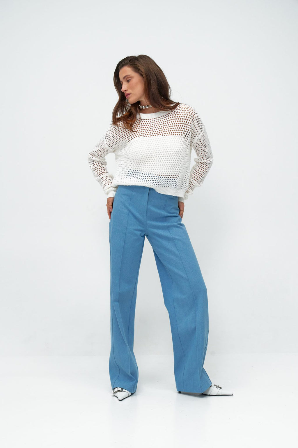 Modré džínsy KA.EL so šípkami