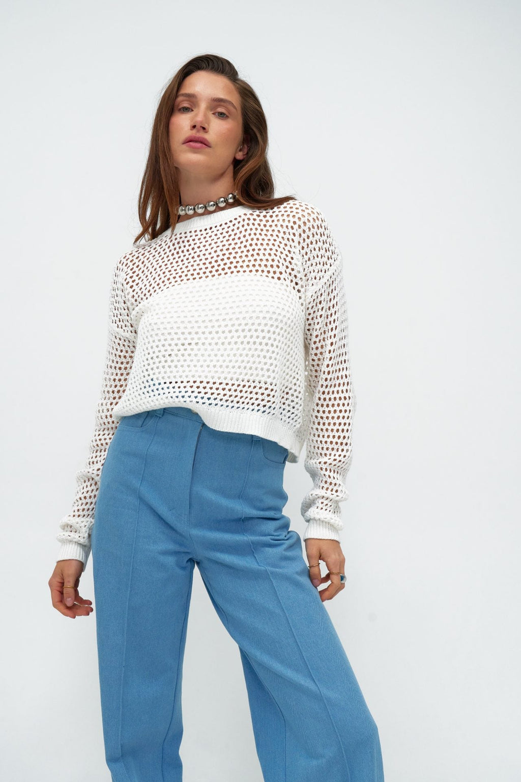 Modré džínsy KA.EL so šípkami