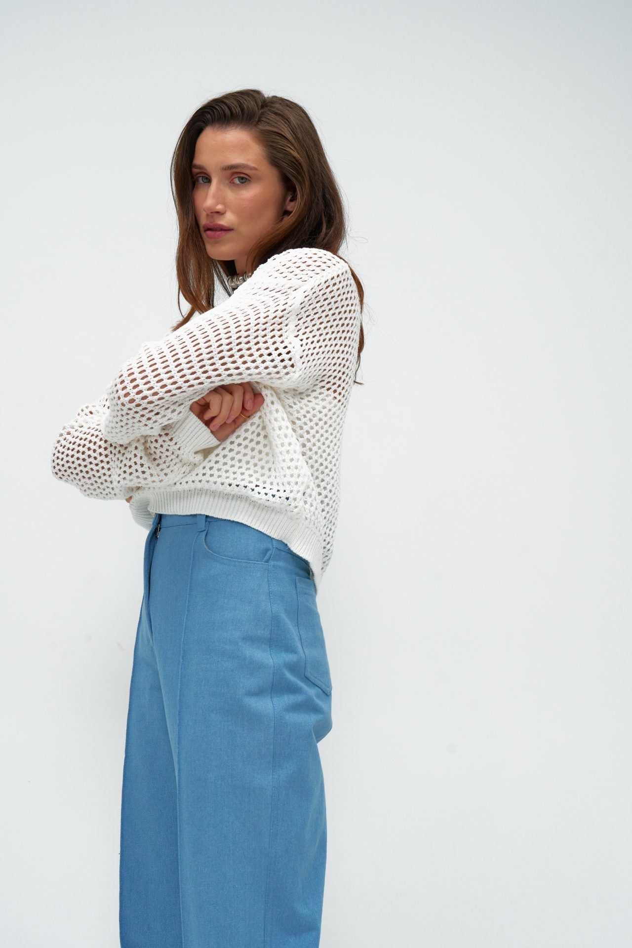 Modré džínsy KA.EL so šípkami