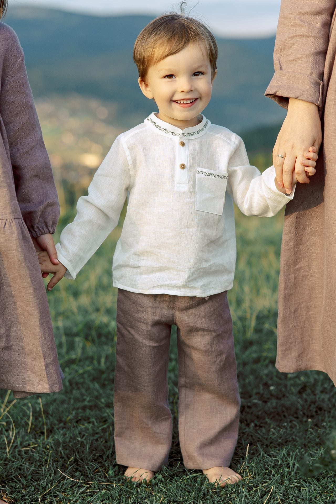 Дитяча сорочка з льону та алоє від VIRA APPAREL