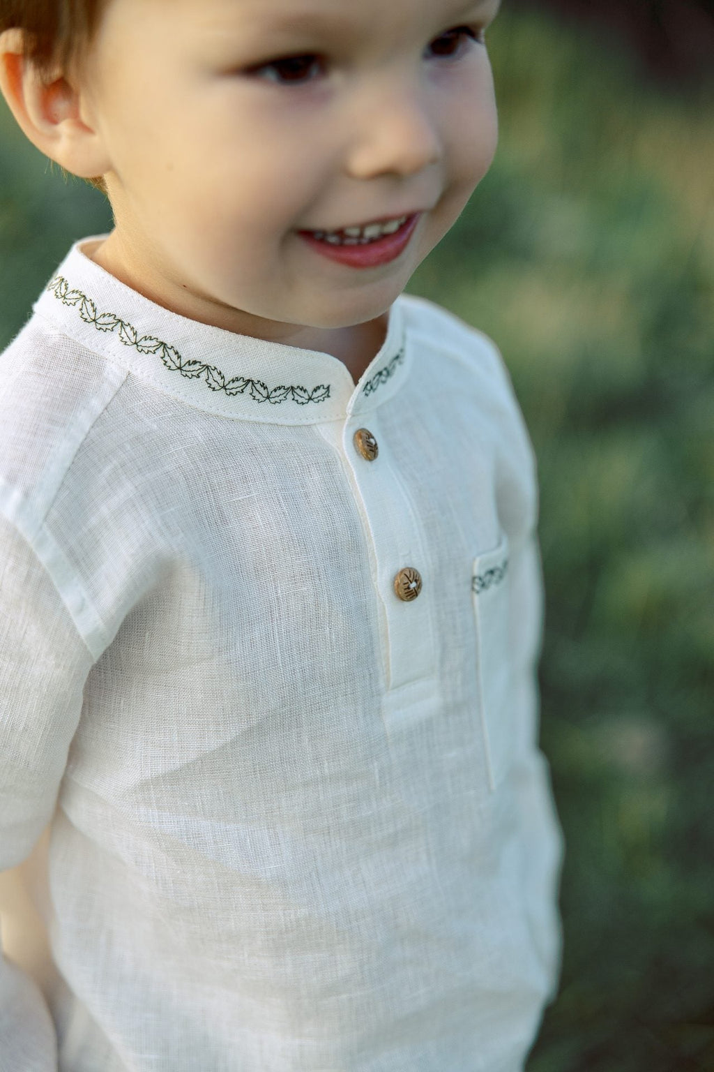 Detská košeľa z ľanu a aloe vera od VIRA APPAREL