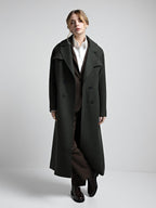 Dvojradový kabát s rovnou siluetou DUDINA