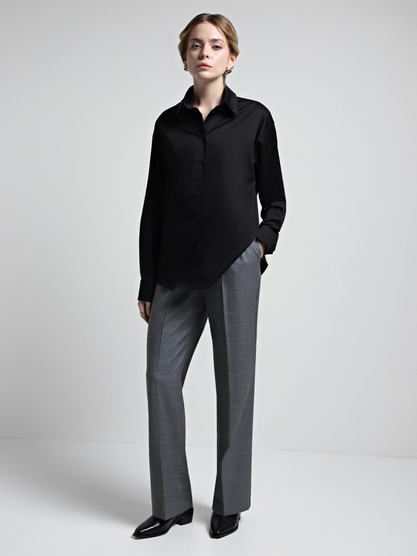 Сорочка вільного силуету, 2 кольори DUDINA