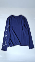 Лонгслів принт по рукаву «Річка Дніпро» чоловічий з куліру Some Urban Monk