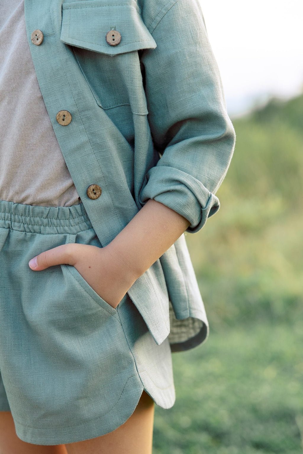 Шорти для дівчинки з кропиви від VIRA APPAREL