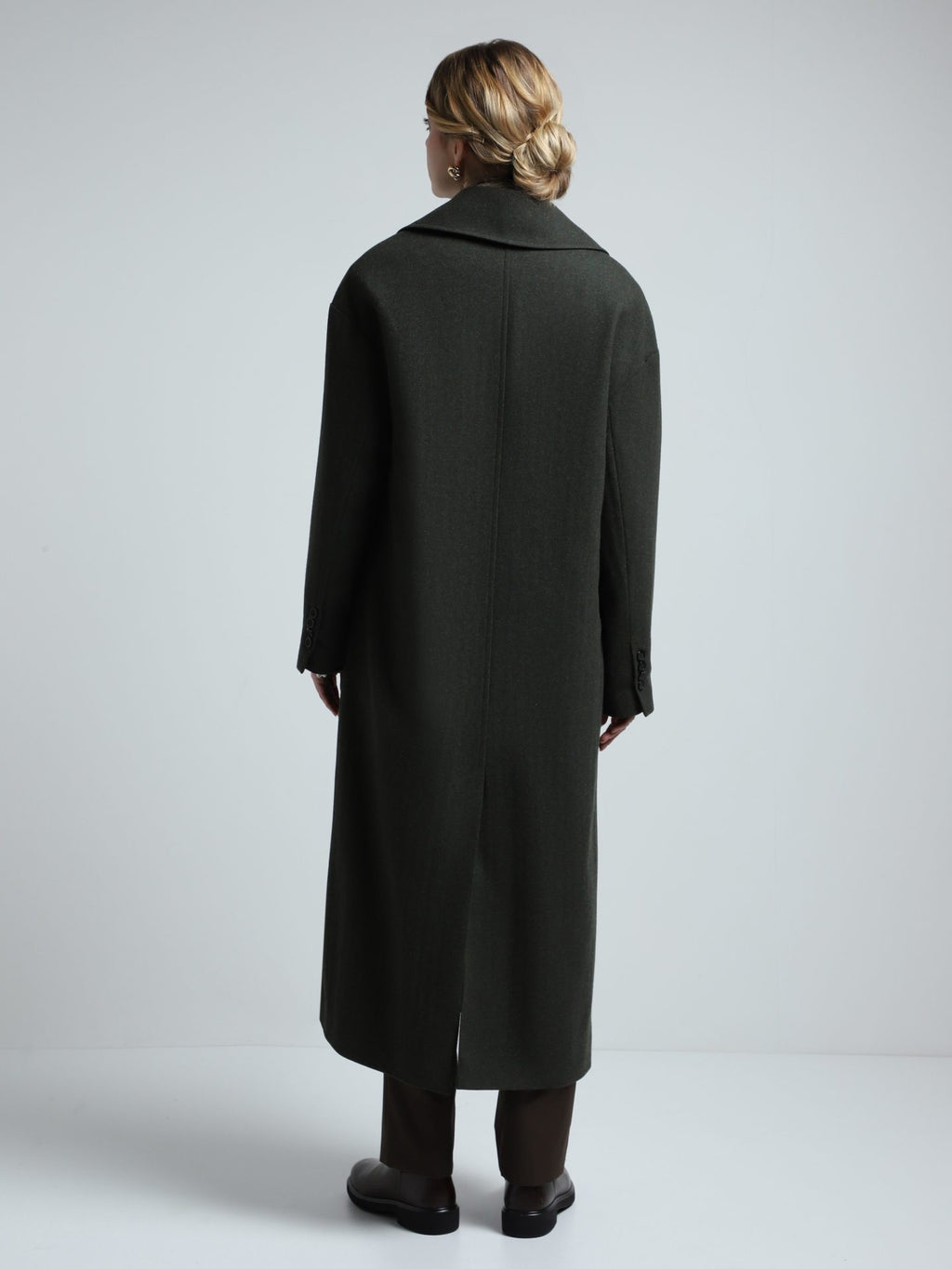 Dvojradový kabát s rovnou siluetou DUDINA
