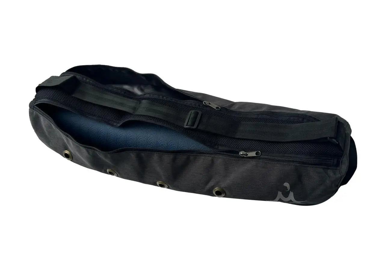 Чохол для йога мата Люверс меланж сірий RAO 68 х 22 см