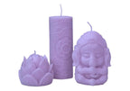 Подарунковий набір свічок із соєвого воску в йогичному стилі від RAO 355 г - Лаванда, RAOWEAR