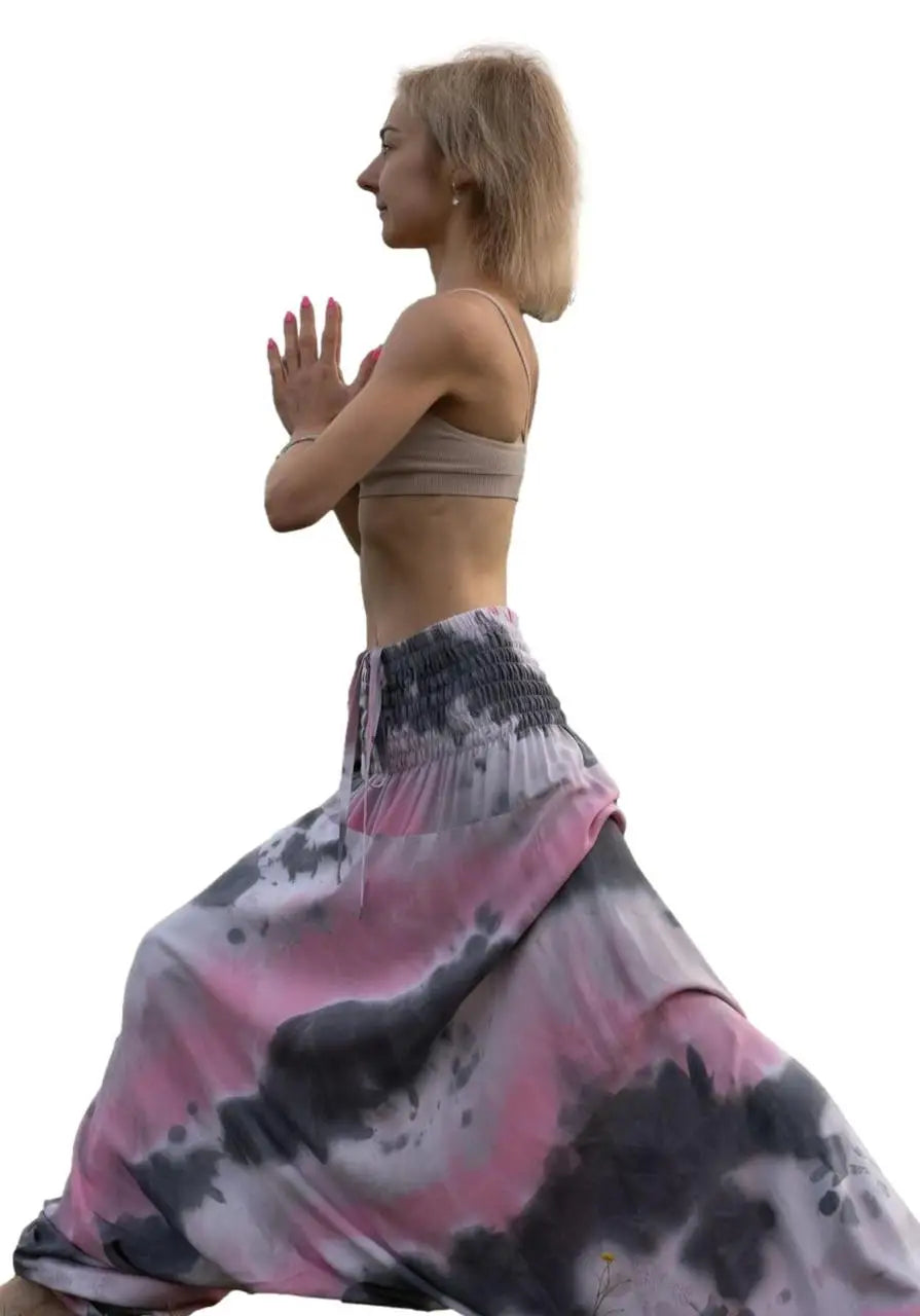 Штани-шаровари Алладіни Tie-dye RAO WEAR унісекс OneSize