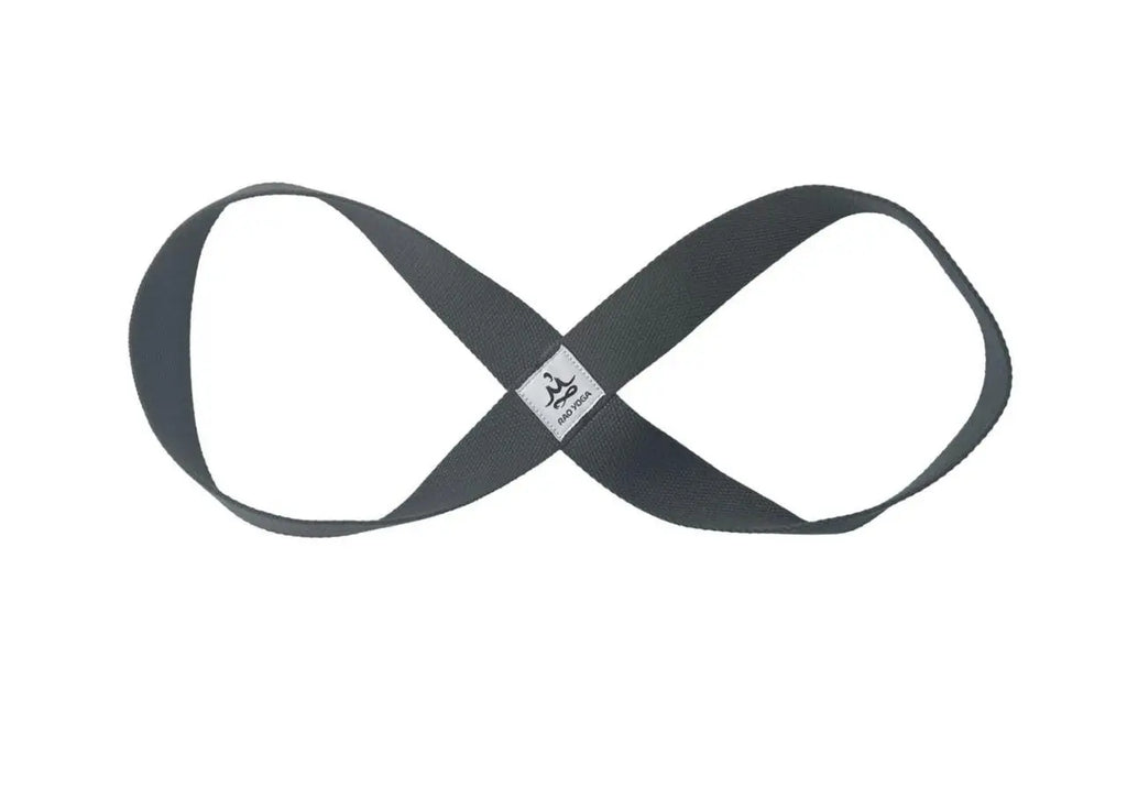 Ремінь-петля для йоги від RAO 48 см, кольори - Сірий, RAOWEAR