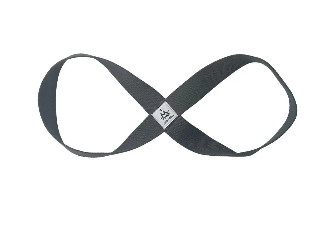 Ремінь-петля для йоги від RAO 48 см, кольори - Сірий, RAOWEAR