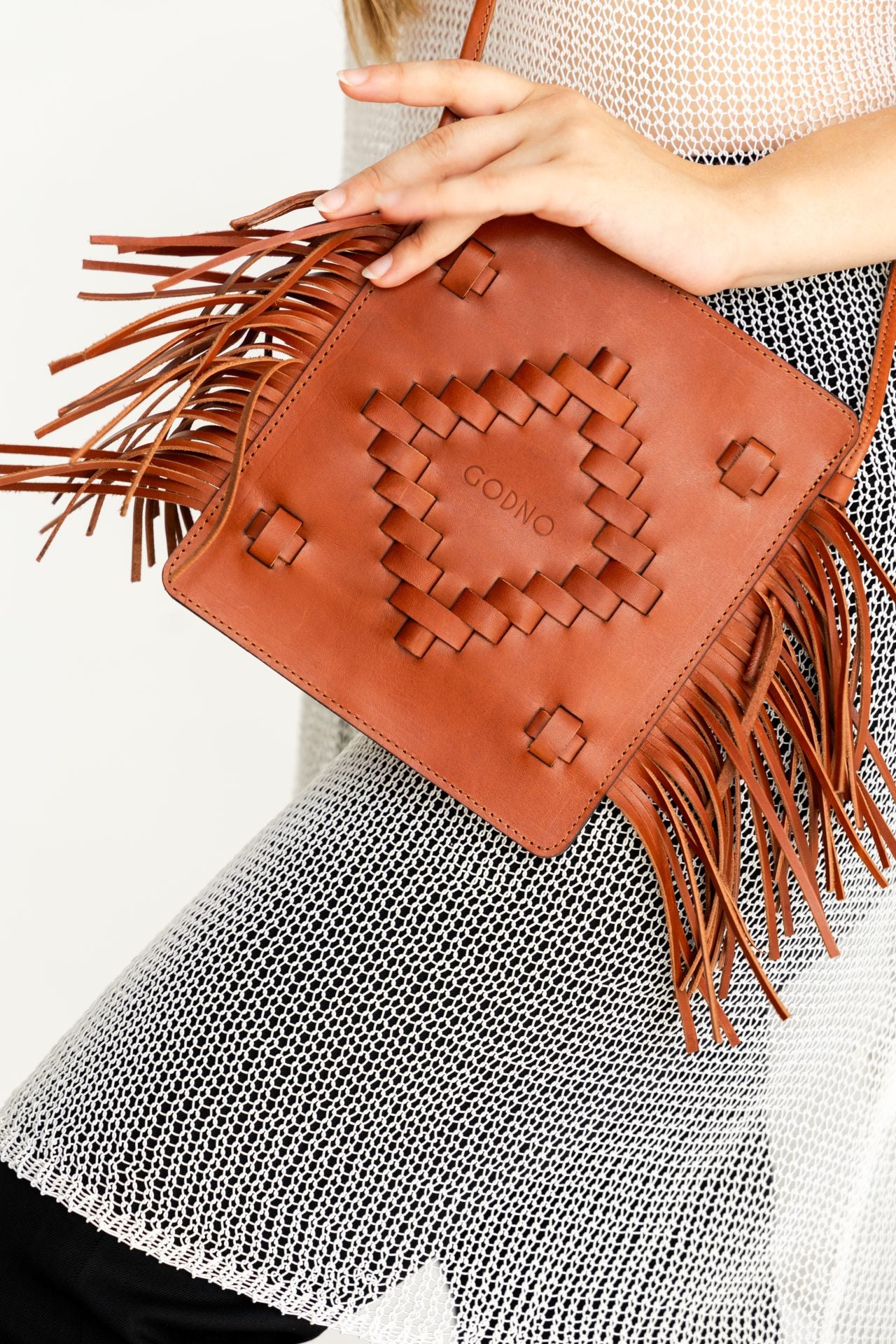 Сумка Тайстра від GODNO коричнева