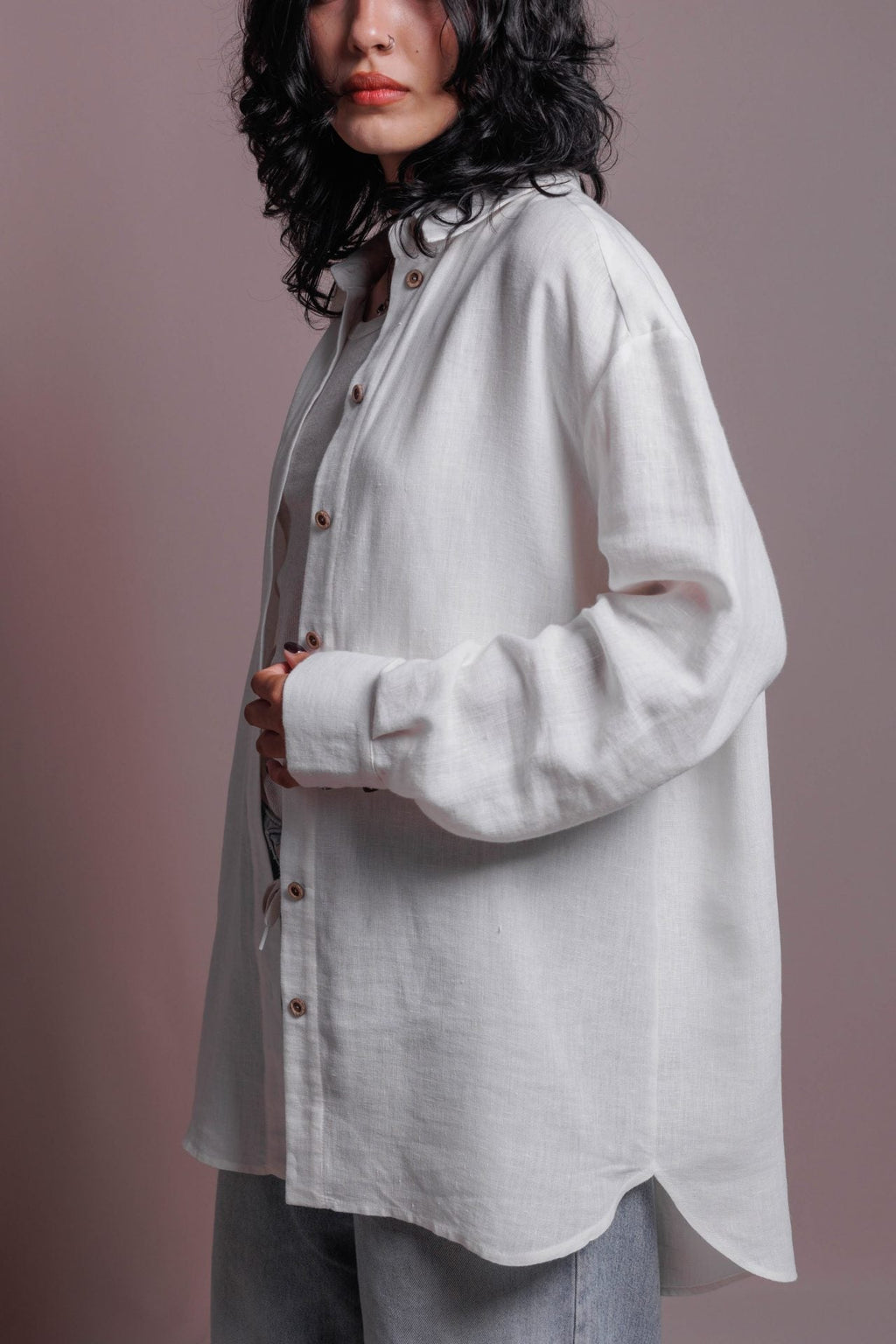 Оверсайз сорочка, льон+алоє від VIRA APPAREL