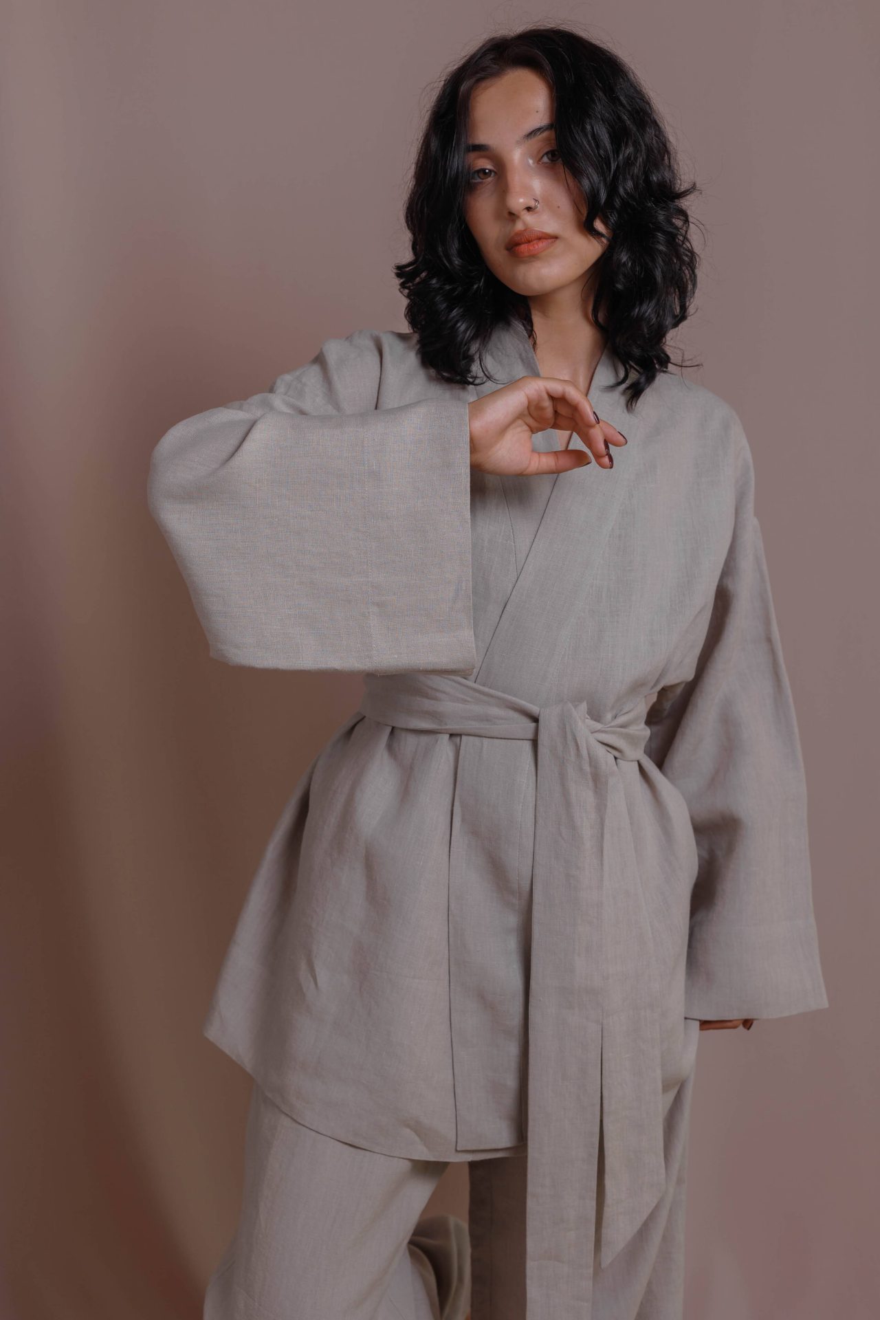 Кімоно, варений льон від VIRA APPAREL