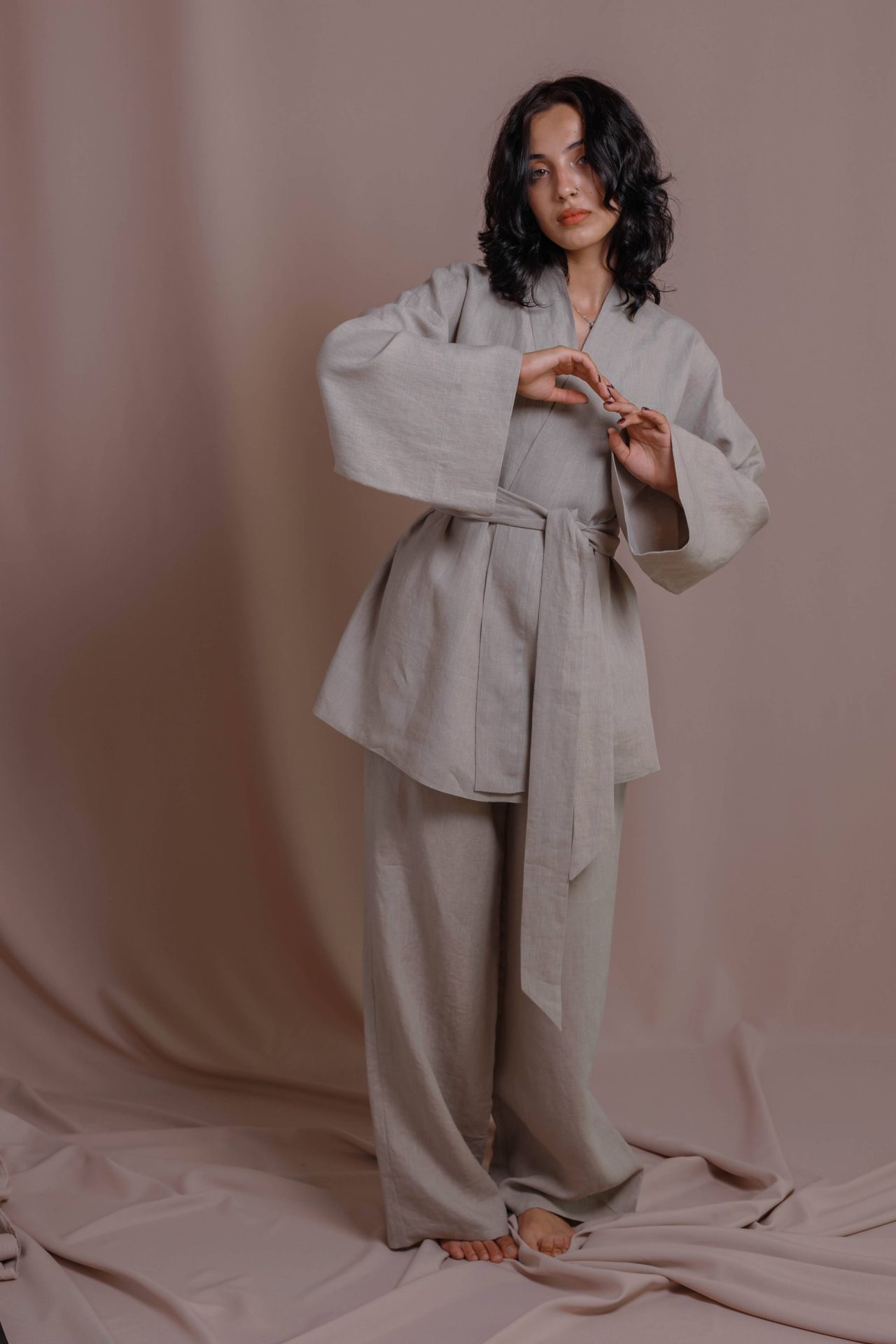 Кімоно, варений льон від VIRA APPAREL