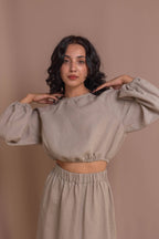 Блуза з гудзиками, довгий рукав від VIRA APPAREL