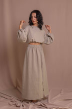 Блуза з гудзиками, довгий рукав від VIRA APPAREL