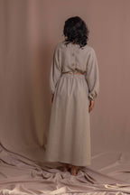 Спідниця з розрізом 100% варений льон від VIRA APPAREL