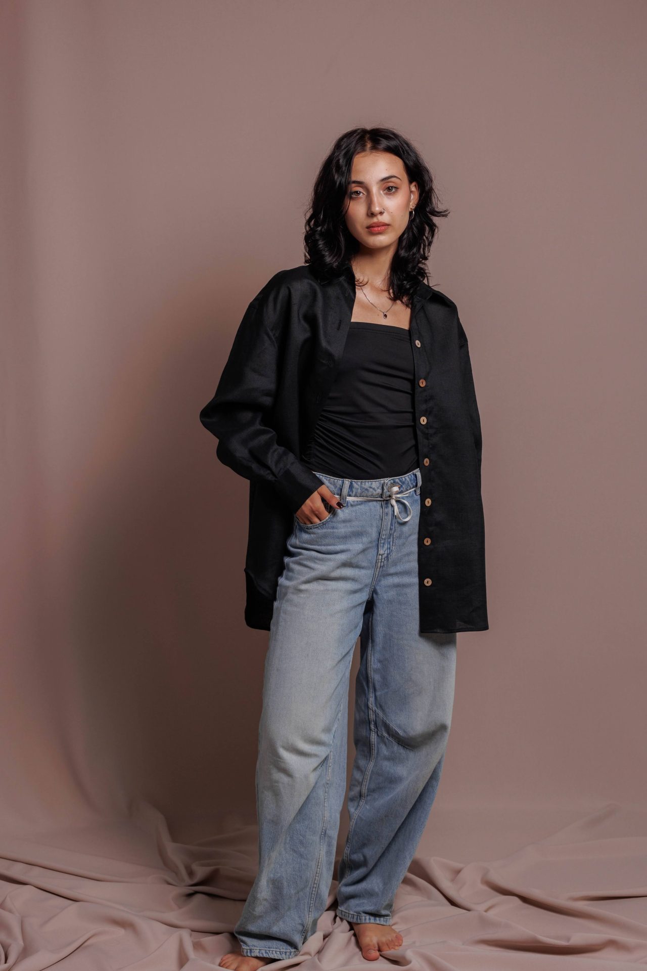 Оверсайз сорочка з кропиви від VIRA APPAREL