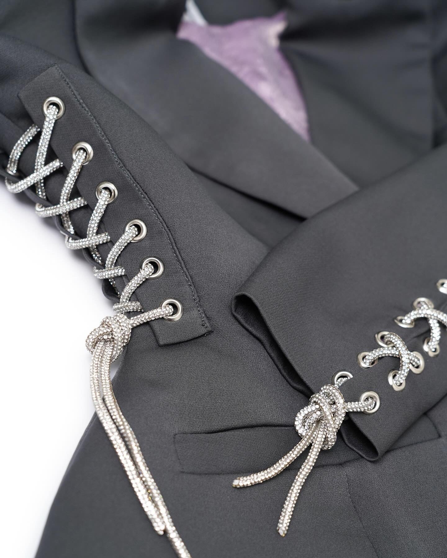 Жакет з люверсами GoldenRatio, сірий