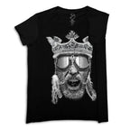 Pánske čierne tričko Crown od BRUTALMAN