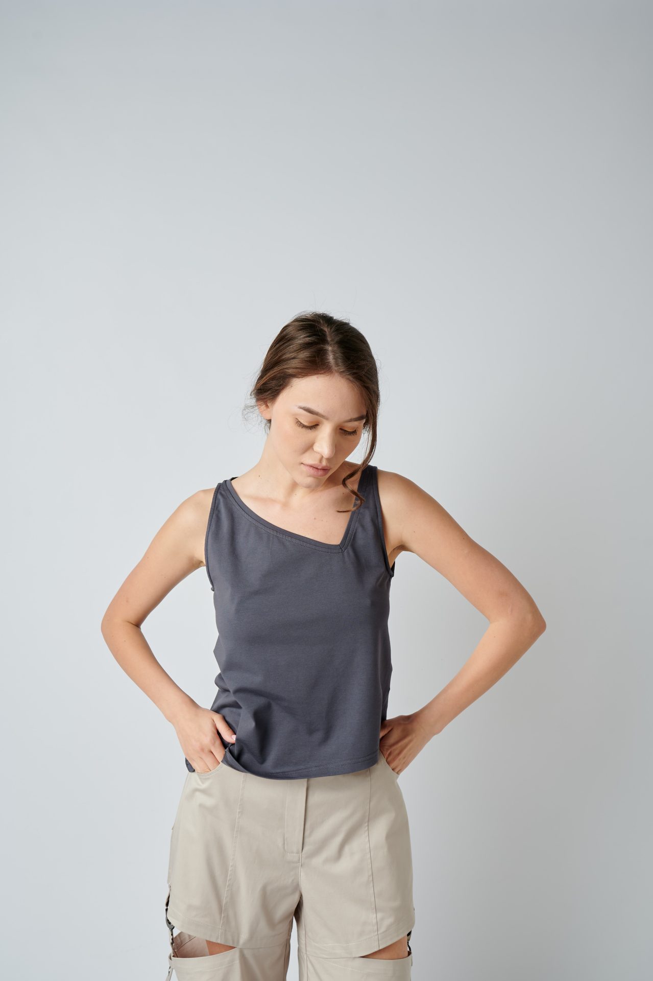 Майка асиметрична, 4 кольори BRU