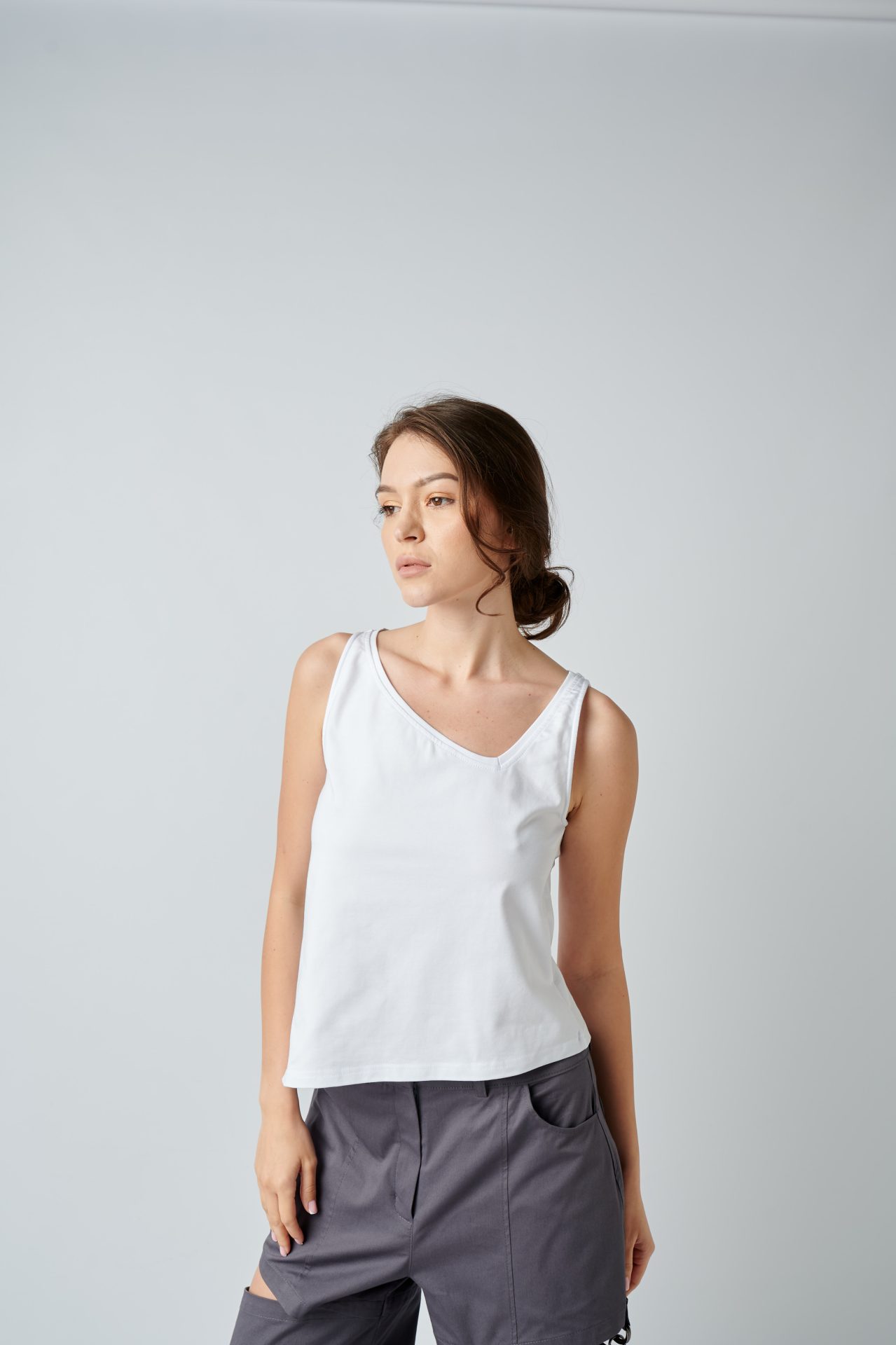 Майка асиметрична, 4 кольори BRU