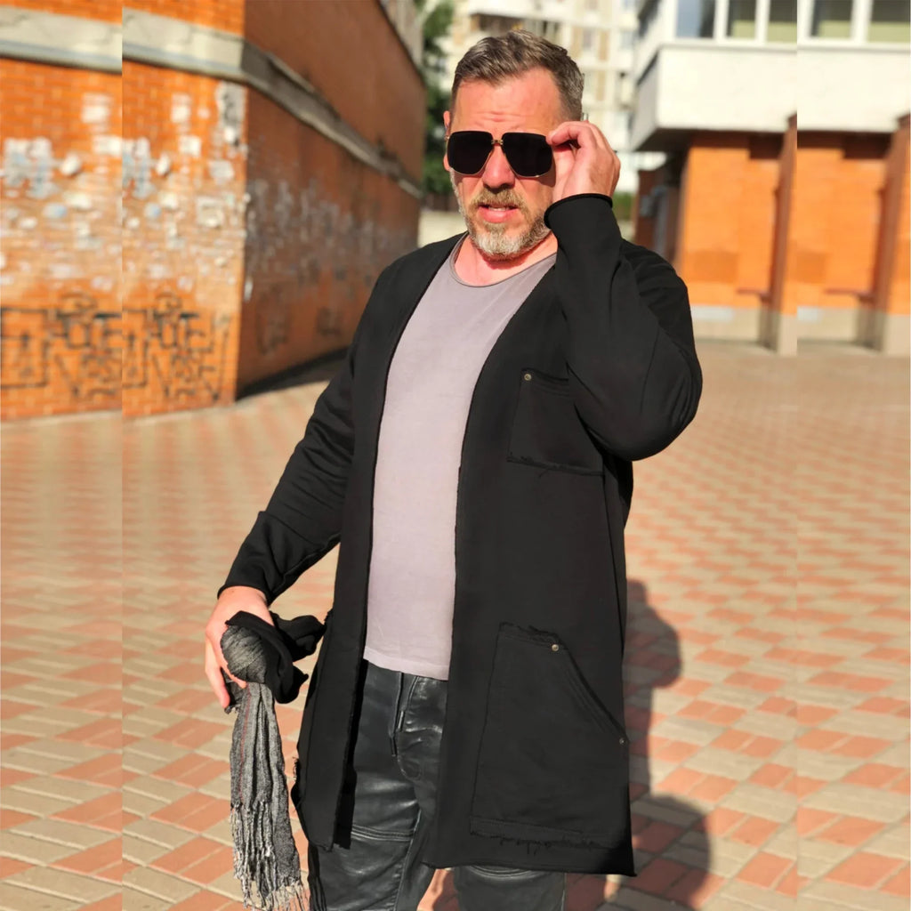 Кардиган чорний Чудовий від BRUTALMAN