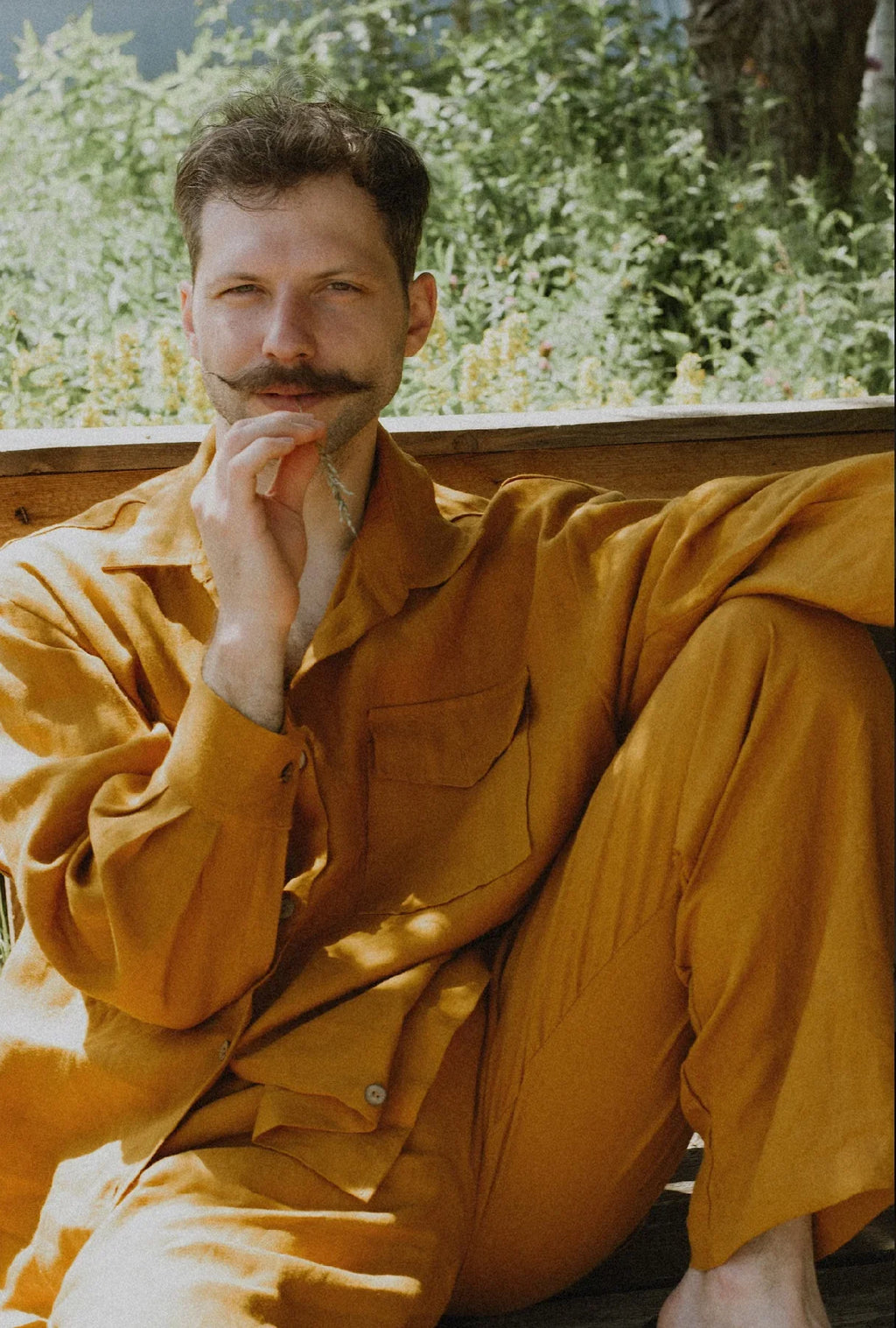 Лляний костюм Rising Sun унісекс від REBELpatterns