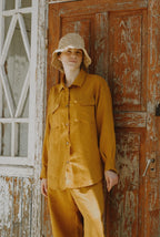 Лляний костюм Rising Sun унісекс від REBELpatterns