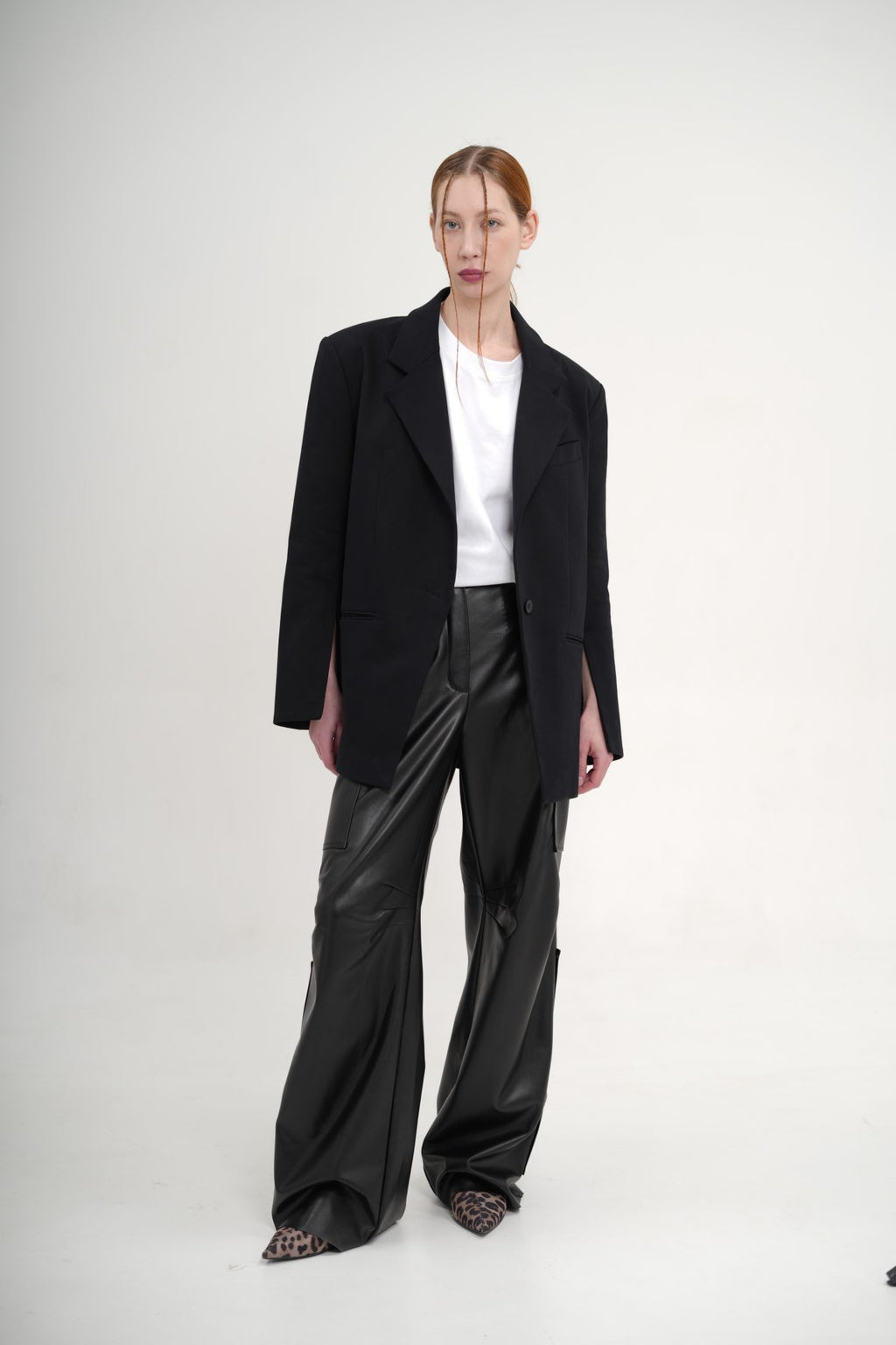 Карго чорні синтетична шкіра BRU