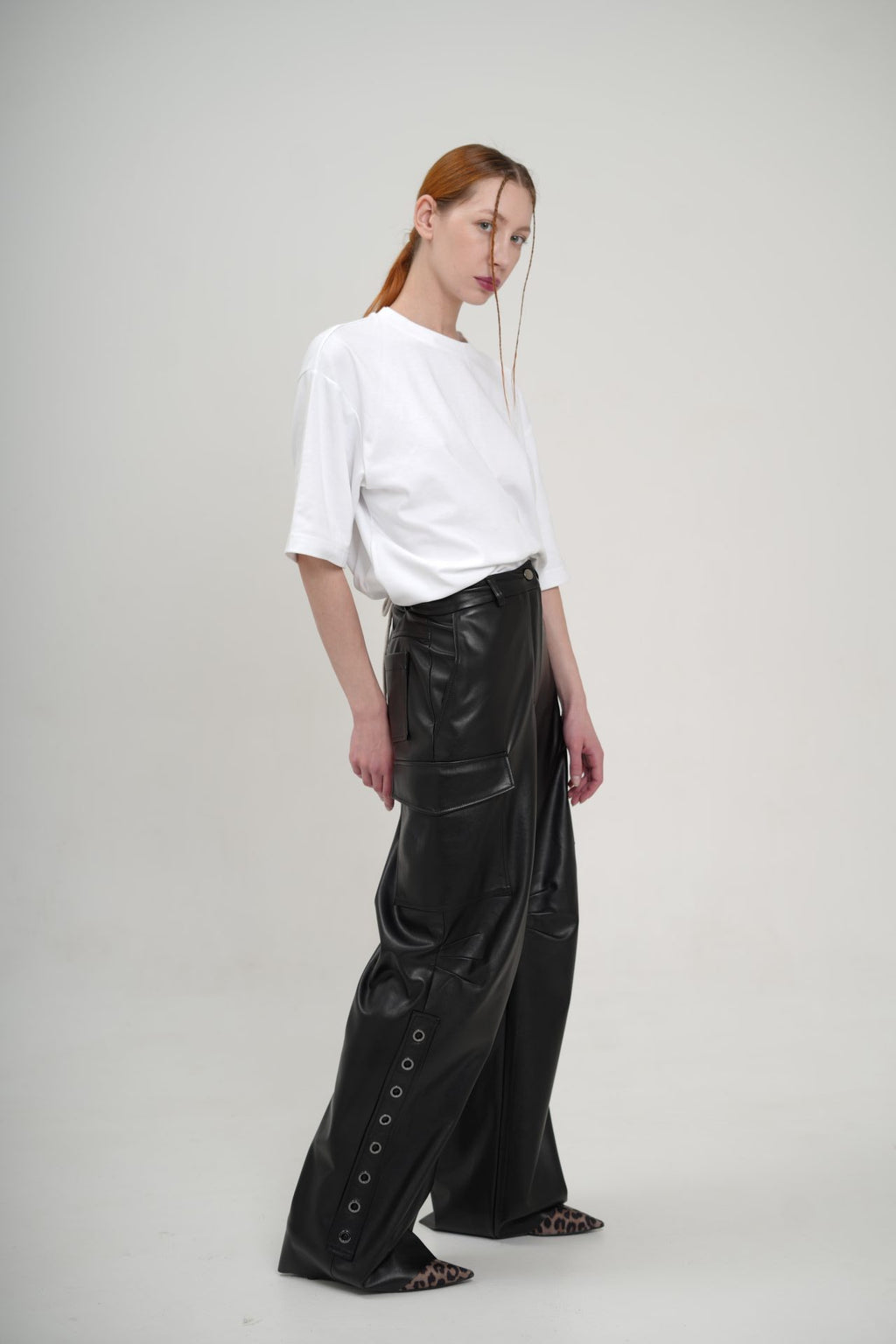 Карго чорні синтетична шкіра BRU